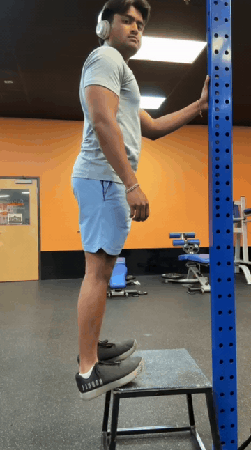 Standing Calf Raise — form demonstration